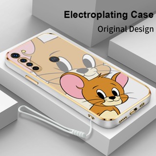 เคสโทรศัพท์มือถือ ซิลิโคนนิ่ม กันกระแทก ลาย Tom And Jerry สําหรับ Motorola Moto G8 G8 Play G8 Power G8 Power Lite