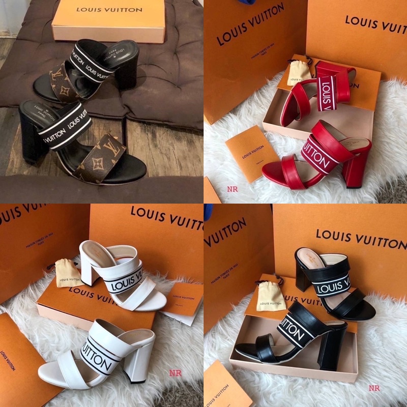 🟢Hot🐰รองเท้าส้นสูง Louis Vuitton #รองเท้าส้นสูง #รองเท้าแฟชั่น