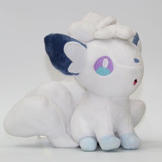 ตุ๊กตายัดนุ่น Go Pokemon Center Alola Vulpix แบบนิ่ม ขนาด 28 ซม. ของเล่นสําหรับเด็ก