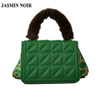 Jasmin NOIR กระเป๋าถือ กระเป๋าสะพายไหล่ ลายสก๊อต สําหรับสตรี