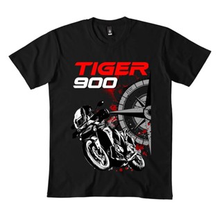 ขายS-5XL Triumph TIGER 900 เสื้อยืดลําลอง แขนสั้น พิมพ์ลายนักแข่งขัน สําหรับพ่อ และเพื่อน（S-5XL）