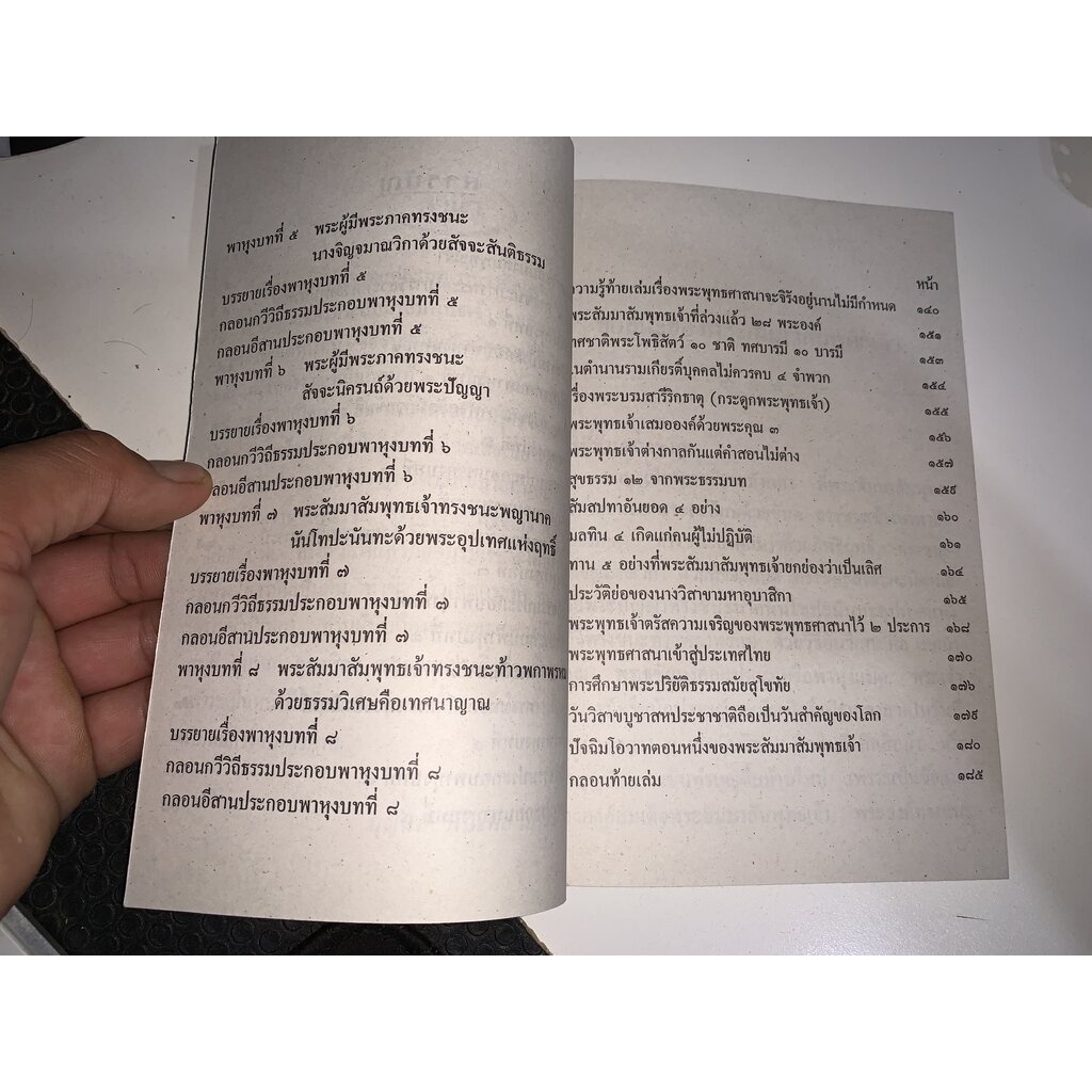 ชัยชนะของพระสัมมาสัมพุทธเจ้าพาหุง 8 ภาษา มคธ ไทย ไทยอีสาน และความรู้ท้ายเล่ม - ส.ธรรมภักดี - ร้านบาลีบุ๊ก Palibook - รูปที่ 2