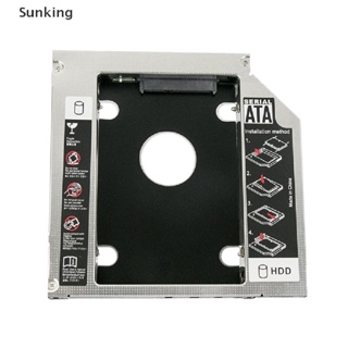 Sunking ฮาร์ดไดรฟ์แคดดี้ SSD HDD SATA 2nd 12.7 มม. สําหรับ CD DVD-ROM Optical Bay US Nice