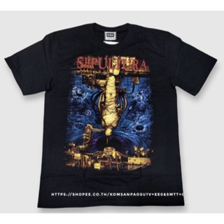 [S-5XL] เสื้อยืดวง SEPULTURA t-shirts rock