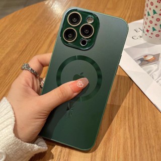 เคสโทรศัพท์มือถือแบบแข็ง ผิวด้าน แม่เหล็ก กันกระแทก หรูหรา สําหรับ IPhone 14 13 12 Pro Max 14 Plus 14 Pro Max