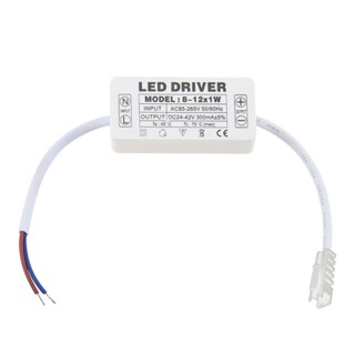 อะแดปเตอร์พาวเวอร์ซัพพลาย 1-36W LED Driver 300mA AC85-265V สําหรับโคมไฟเพดาน LED