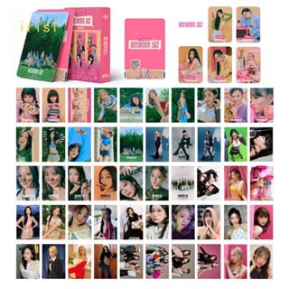 55 ชิ้น / เซต Kpop Twice Between 1&amp;amp;อัลบั้มรูปภาพ Lomo Cards The Feels Twice Hd High K-pop เหมาะกับของขวัญ สําหรับแฟนคลับ มี 2 ชิ้น