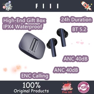 Fiil CG Pro ชุดหูฟังอินเอียร์ไร้สาย ลดเสียงรบกวน บลูทูธ 5.2 สําหรับเล่นกีฬา