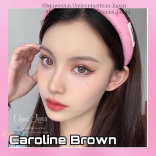 🔥คอนแทคเลนส์✨ขนาดมินิ✨Brown✨ Caroline (Lovelylens)