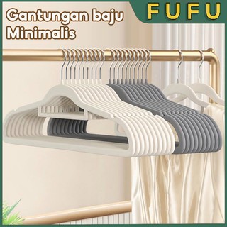FUFU Gantungan Baju 10pcs / Gantungan Pakaian / Hanger Pakaian / Hanger Anti Karat / Gantungan Baju Anti slip