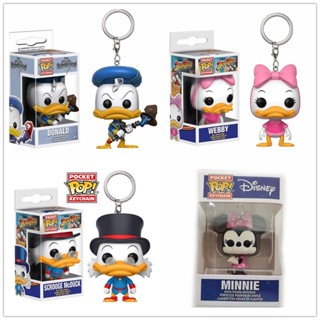 Funko Pop พวงกุญแจ โมเดลฟิกเกอร์ Disney: DuckTales Scrooge McDuck Webby Donald Duck Minnie