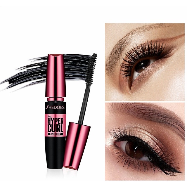 💋จัดส่งที่รวดเร็วในกรุงเทพฯ💯SHEDOES 💦 Mascara Waterproof 💦ไม่เลอะ ไม่เปื้อน มาสคาร่าสีดำกันน้ำกันเหงื่อติดทน