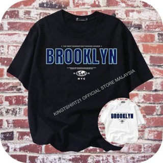  BAJU T-SHIRT VIRAL BROOKLYN T-SHIRT VIRAL HIGH QUALITY UNISEX DESIGN 100% COTTON KAIN TEBAL LEMBUT READY STOCK_03