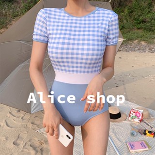 Alice  ชุดว่ายน้ํา เซตชุดว่ายน้ำแฟชั่น ชุดว่ายน้ำผู้หญิง สไตล์เกาหลี  พิเศษ ins Stylish Korean Style A25N01I 36Z230909