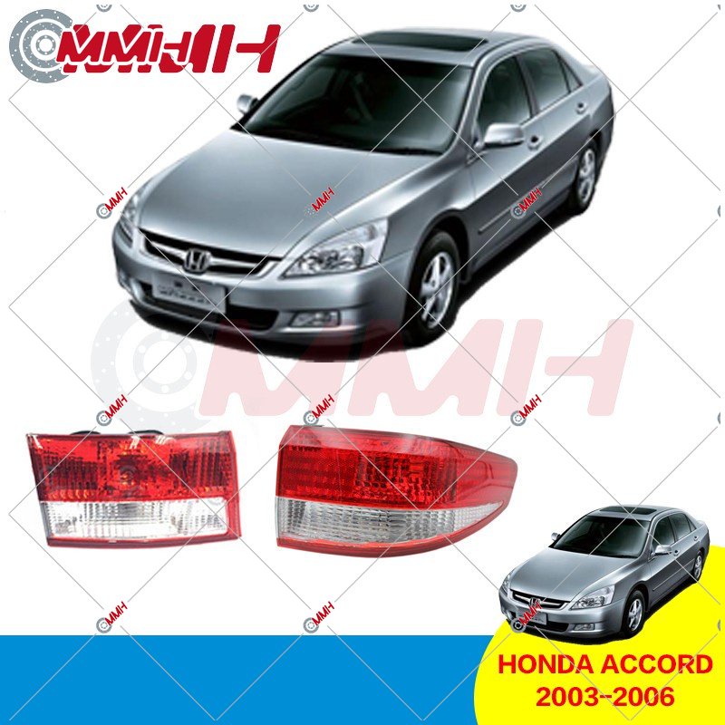 ไฟท้าย ไฟเบรก ไฟหยุด สําหรับ Honda Accord G7 SDA (2003-2006) ไฟท้าย  เสื้อ​ไฟท้าย ไฟท้าย​แต่ง ไฟท้าย
