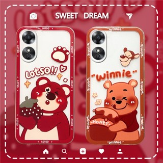 ใหม่ พร้อมส่ง เคสโทรศัพท์มือถือ ซิลิโคนนิ่ม ใส กันกระแทก ลายการ์ตูนวินนี่ เดอะ พูห์น่ารัก สําหรับ OPPO A38 4G A384G 2023