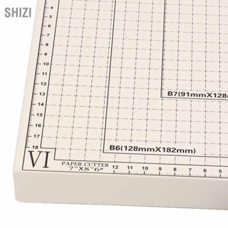  ShiZi เครื่องตัดกระดาษแบบแมนนวลเครื่องตัดกระดาษ A5 ที่สะอาดและแม่นยำพร้อมไม้บรรทัดกำหนดตำแหน่งที่จับส่วนโค้งสำหรับสำนักงานโรงเรียน