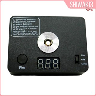 [Shiwaki3] เครื่องทดสอบความต้านทานโอห์ม ชาร์จ USB ความแม่นยําสูง ขนาดเล็ก สําหรับซ่อมแซม DIY