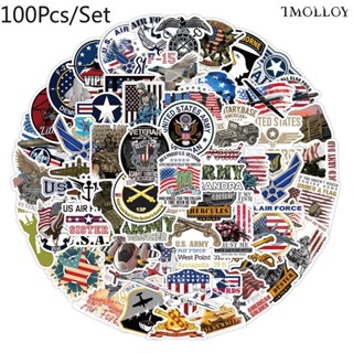 [T] 100Pcs/Set Land and Air Force Stickers Waterproof Stickers Decal for toys