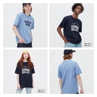 ราคาต่ำสุด!!Uniqlo เสื้อยืด แขนสั้น พิมพ์ลาย NY Weekend Trip สําหรับผู้ชาย และผู้ปกครอง S-3XL