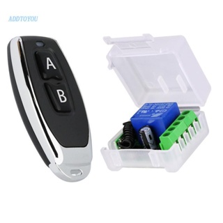 【3C】 DC12V Wireless Control Switch Relay Receiver Module RF Remote Transmitter 433Mhz