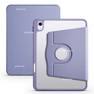 เคส แบบใส หมุนได้ 360 องศา กันกระแทก พร้อมช่องใส่ดินสอ สําหรับ iPad 10th generation 10.9 นิ้ว Pro 11 2022 M2 Air4 Air 5 10.9 นิ้ว iPad 10