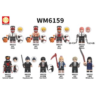 Wm6159 WM2527 WM2525 ฟิกเกอร์การ์ตูนโปจิต้า ผู้ชาย เลื่อยยนต์ ขนาดเล็ก ของเล่นสําหรับเด็ก ของขวัญวันเกิด