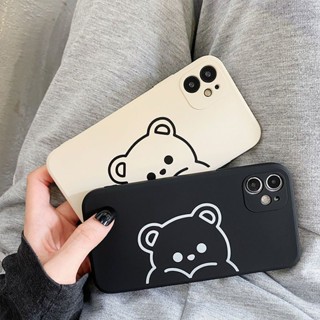 เคสโทรศัพท์มือถือ TPU แบบนิ่ม ลายหมีน่ารัก สําหรับ OPPO A17 A17K A77S A57 Reno2F Reno8 Reno8T F7 F9 A78