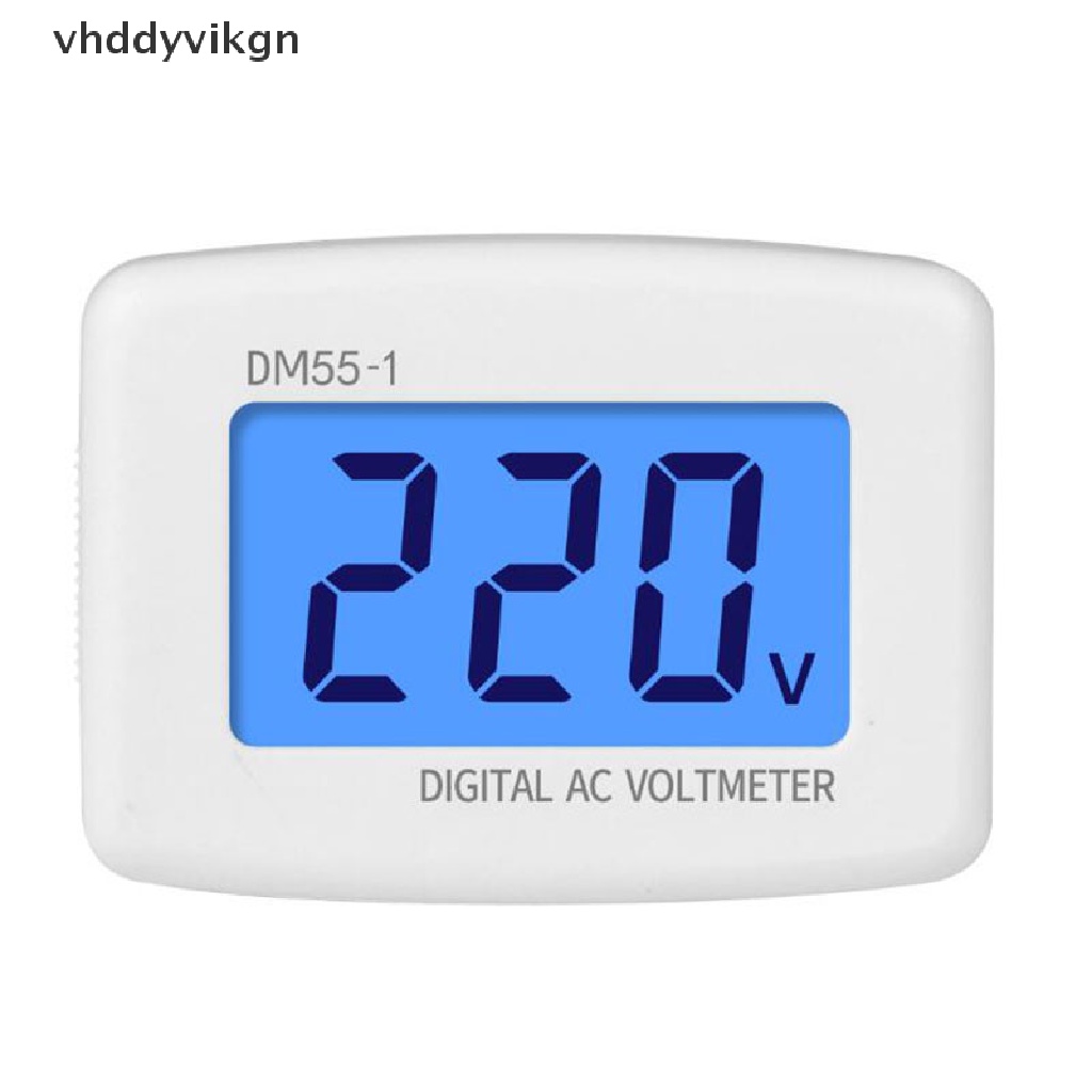 DM55-1 DM55-1 โวลต์มิเตอร์แบบดิจิตอลพร้อมจอแสดงผล LCD VHDD AC 80-300V