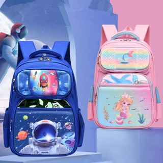 กระเป๋าเป้สะพายหลัง แบบแข็ง ลายการ์ตูน Frozen Hello Kitty Mermaid Spaceman Avengers 3D สําหรับเด็ก 2023