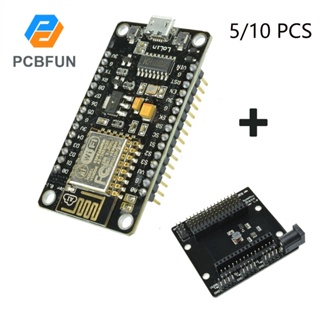 Pcbfun โมดูลบอร์ดทดลองอินเตอร์เน็ตไร้สาย NodeMCU V3 ESP8266 ESP-12E WIFI CH340G 5 ชิ้น 10 ชิ้น