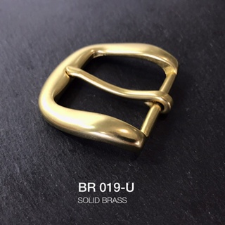 ฺBR019-U หัวเข็มขัดทองเหลือง ขนาด 38มิลหรือ 1.5นิ้ว แบบ U** ราคาต่อชิิ้น**