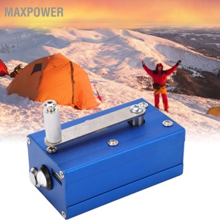 Maxpower Hand Generator Crank เครื่องชาร์จโทรศัพท์พลังงานสูงพร้อมไฟ COB เพื่อการอยู่รอดในกรณีฉุกเฉิน