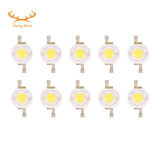 10 Pieces High Power 2 Pin 3W Warm White LED Bead Emitters 100-110Lm