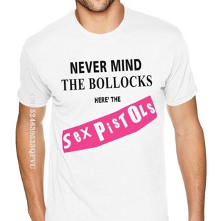 [S-5XL] เสื้อยืดลําลอง สําหรับผู้ชาย แขนสั้น คอกลม พิมพ์ลาย Never Mind The Bollocks โอเวอร์ไซซ์ XS-4XL 5XL 6XL