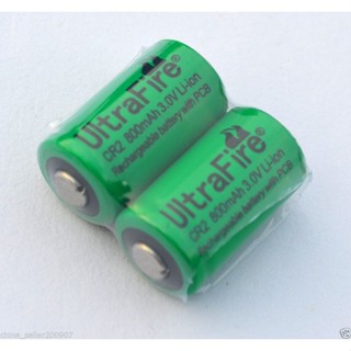 ถ่านชาร์ท CR2 Li-ion 3.0v 800mAh สำหรับกล้องโพลารอยด์ กล้องถ่ายรูป ไฟฉาย (ชาร์ทซ้ำได้) ถ่าน