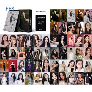 Fhs KPOP 55 ชิ้น BLACKPINK JISOO ROSE LISA JENNIE โฟโต้การ์ด โฟโต้การ์ด LOMO การ์ด