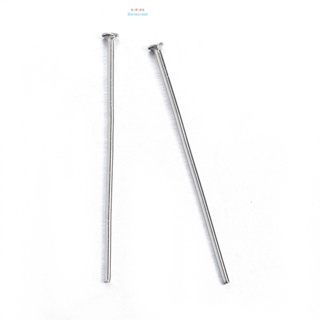 200pc 304 Stainless Steel Flat Head Pins Stainless Steel Color 30x0.6mm 23 Gauge Head: 1.4mm
