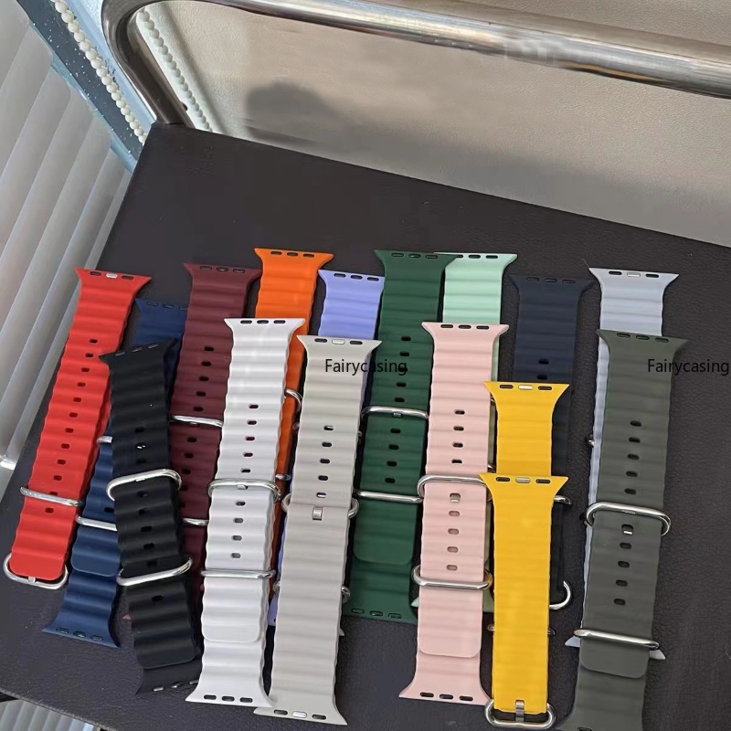 42 สี Ocean สําหรับ Apple นาฬิกา series 9 8 ultra 49 มม.45 มม.41 มม.Smartwatch สมาร์ทนาฬิกา 44 มม.40 มม.42 มม.38 มม.อุปกรณ์เสริมสําหรับ iWatch series 7 6 se 5