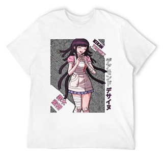 เสื้อยืดแขนสั้น คอกลม ผ้าฝ้าย พิมพ์ลาย Mikan Tsumiki Super Danganronpa 2 แฟชั่นสําหรับผู้ชาย