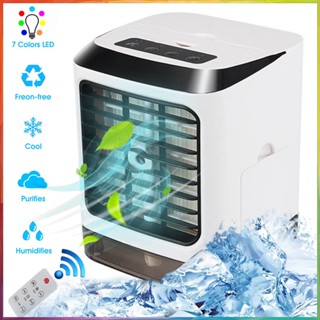 เครื่องทำความเย็นมินิ USB แอร์พกพา Air Cooler แอร์พกพา เล็ก ทำความเย็นจิ๋ว แอร์ตั้งโต๊ะขนาดเล็ก fan cooler แอร์มินิ