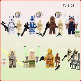 ของเล่นตัวต่อ โมเดลนาโน ทหาร Star Wars Asoka สําหรับเด็ก