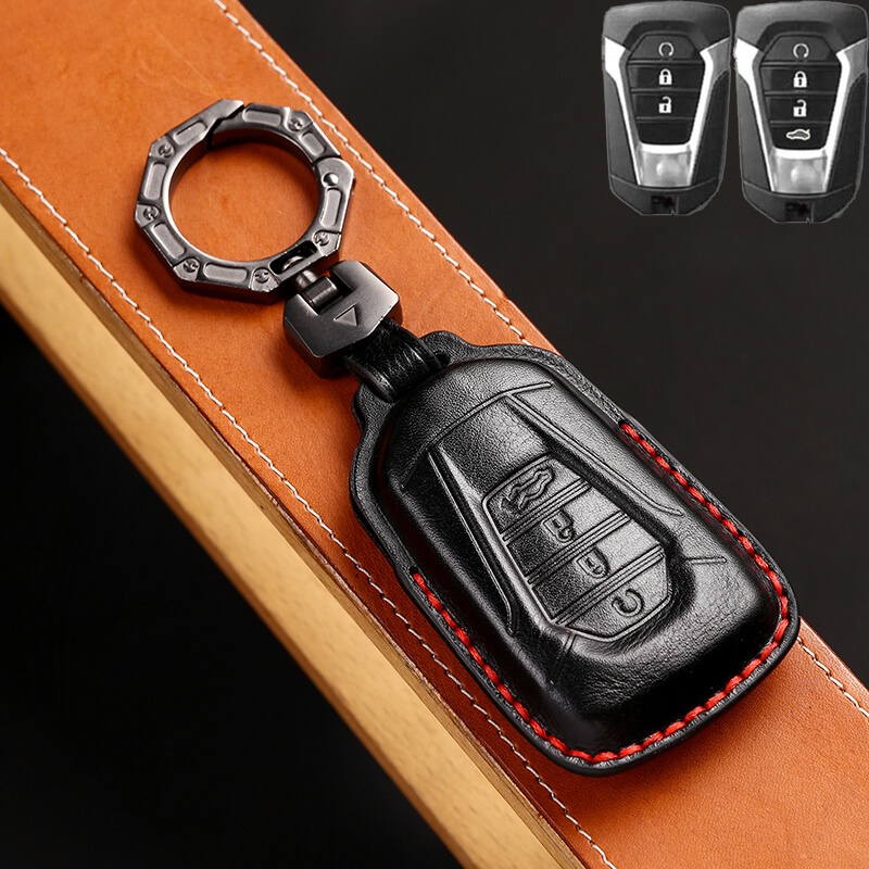 เคสกุญแจรีโมทรถยนต์ แบบหนัง 3 ปุ่ม 4 ปุ่ม สําหรับ Isuzu N-Series X-Series 2025 Dmax Mux D-max 2023 D