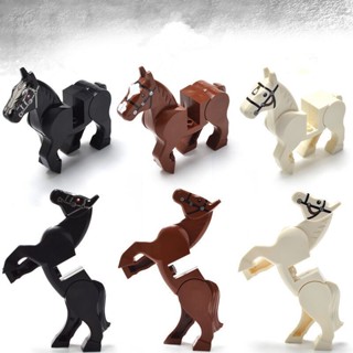 โมเดลฟิกเกอร์ Warhorse Steed Building Blocks JY ขนาดเล็ก ของเล่นสําหรับเด็ก