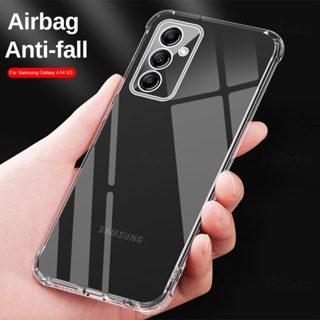 Clear Silicone Armor Shockproof Soft Case For Samsung Galaxy A14 5G Anti-Fall Protect Shell Cover Samung A 14 5G 14A 2023 6.6"
