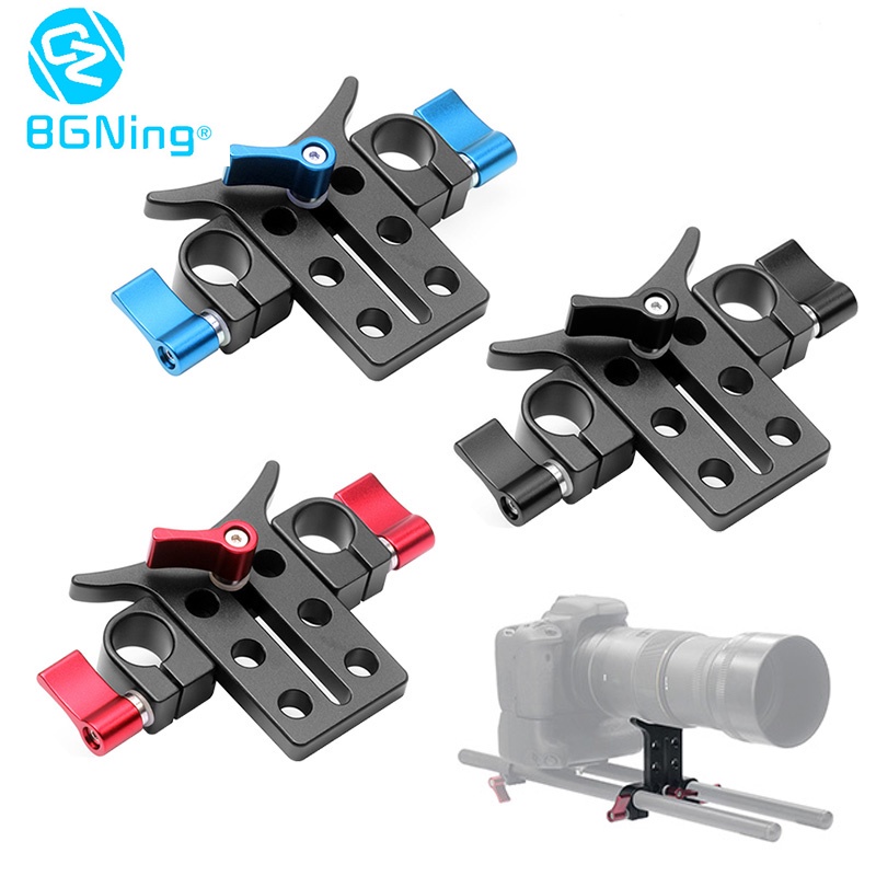 Bgning อะแดปเตอร์ขาตั้งกล้อง โลหะผสมอลูมิเนียม 15 มม. SLR DSLR