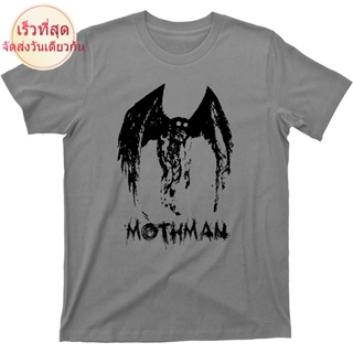 เสื้อยืดแฟชั่น พิมพ์ลาย Mothman Point Pleasant West Virginia Red Eye Cryptid สําหรับผู้ชายS-5XL