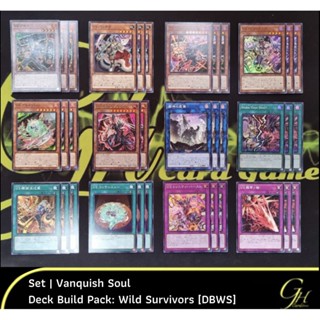 Yugioh [DBWS-SET02] Vanquish Soul Set from Deck Build Pack: Wild Survivors