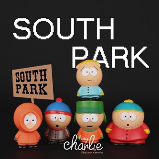 ฟิกเกอร์ The South Park Eric Cartman Stan Marsh Kyle Broflovski Kenny McCormick and Butters Stotch PVC ของเล่นสําหรับเด็ก 5 ชิ้น ต่อชุด