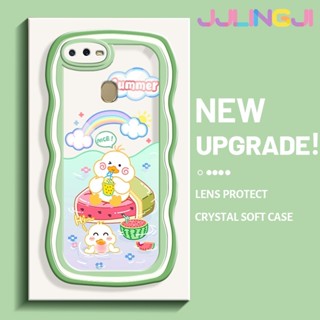 เคสโทรศัพท์มือถือแบบนิ่ม ใส กันกระแทก ลายการ์ตูนเป็ด หลากสี สําหรับ OPPO A12 A12s A5s A7 A11K